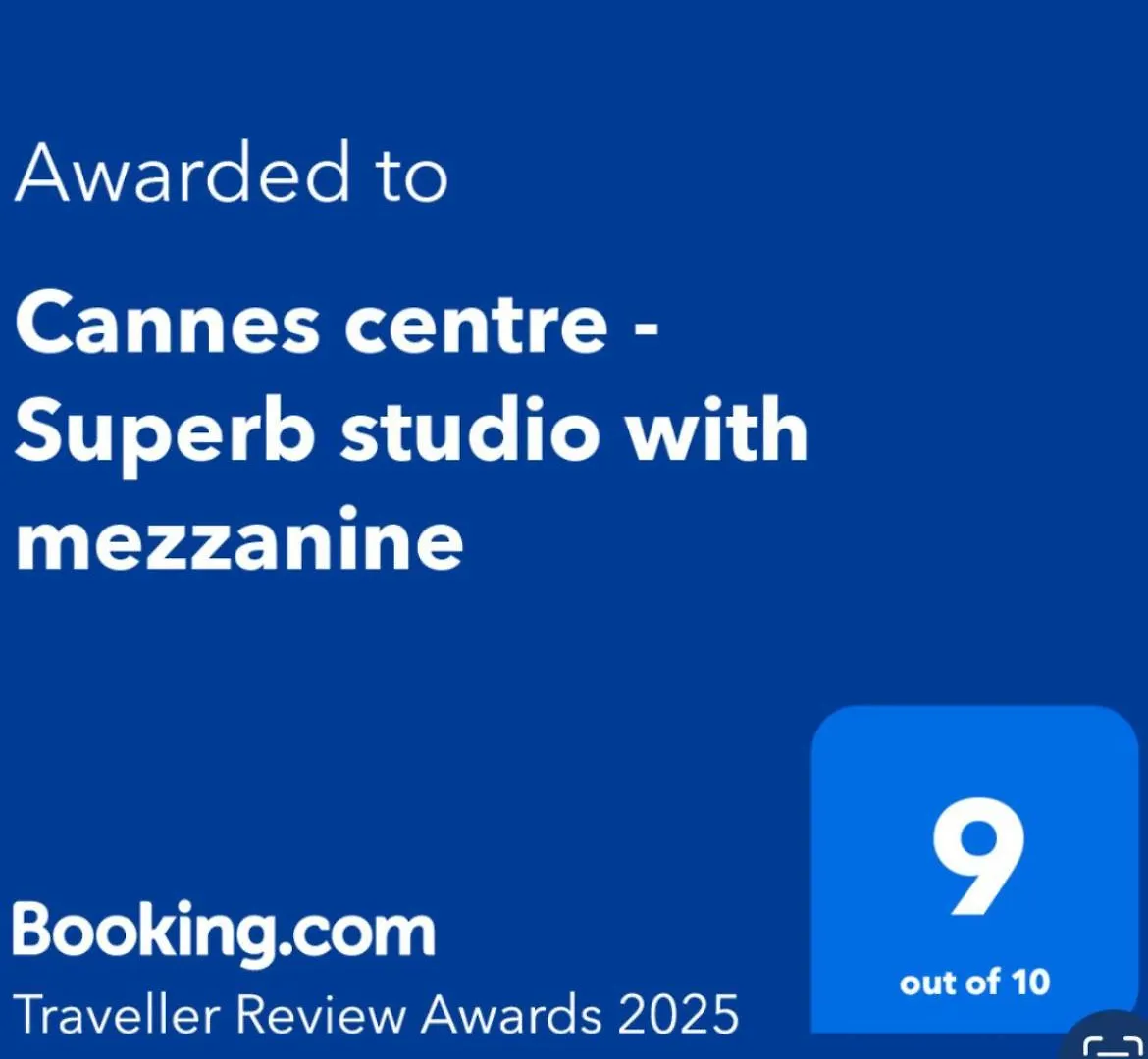 Cannes Centre - Superb Studio With Mezzanine